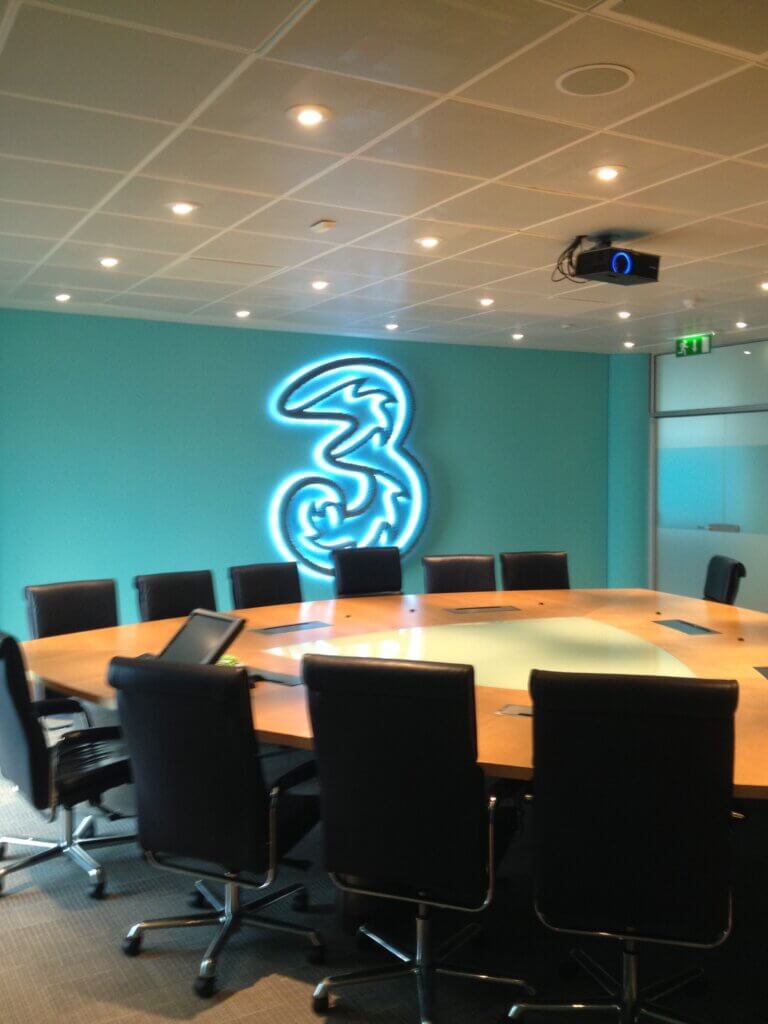 Three office fit out. Conference room