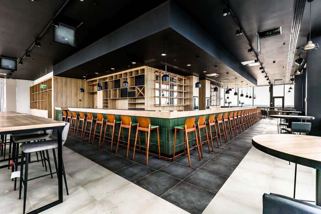 Liverpool Echo bar area