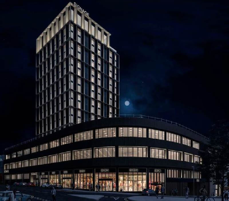 Liverpool Echo at Night 1