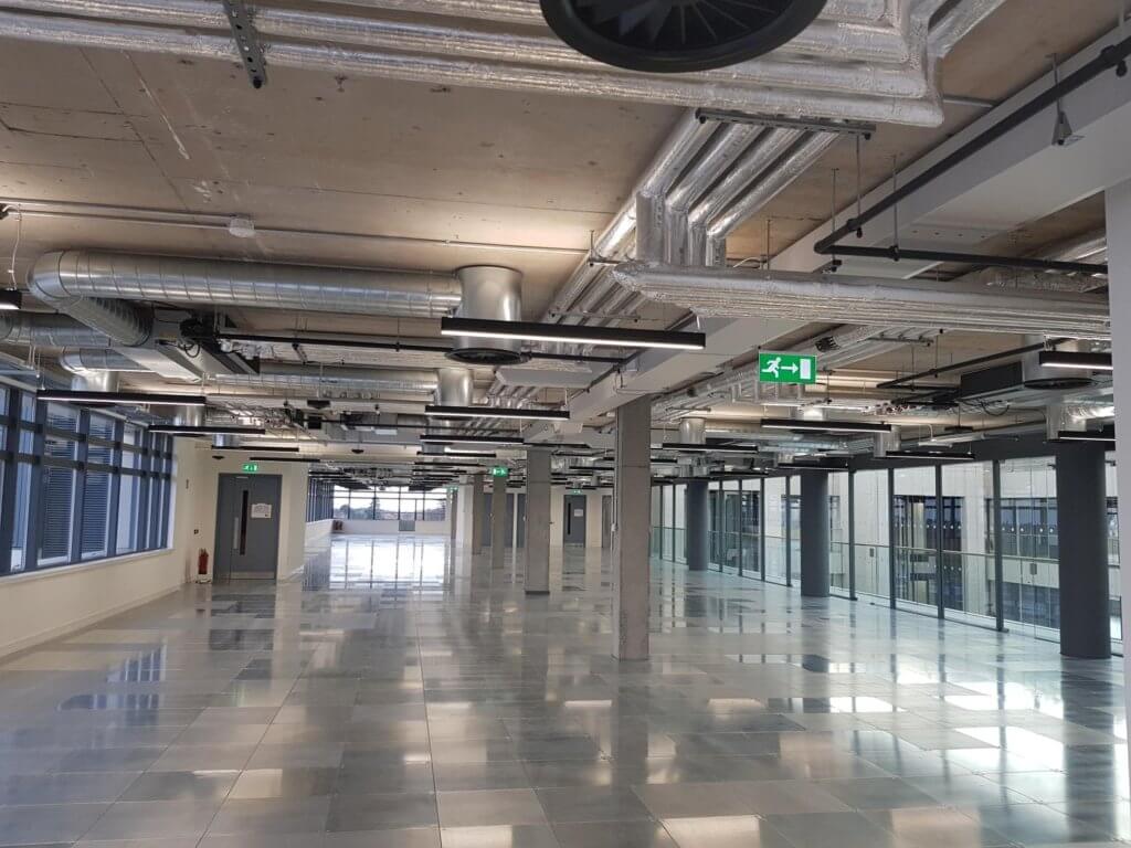 The Atrium Blackstone ceilings