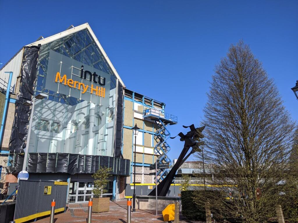 Intu Merry Hill mac-group under construction