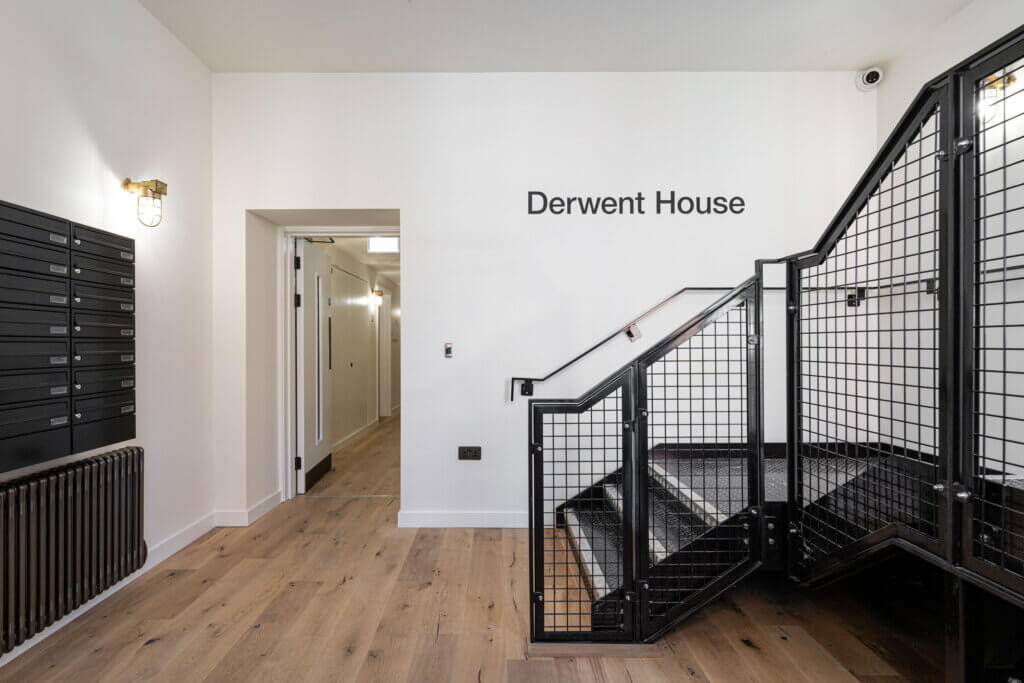 Javelin Block. Main staircase