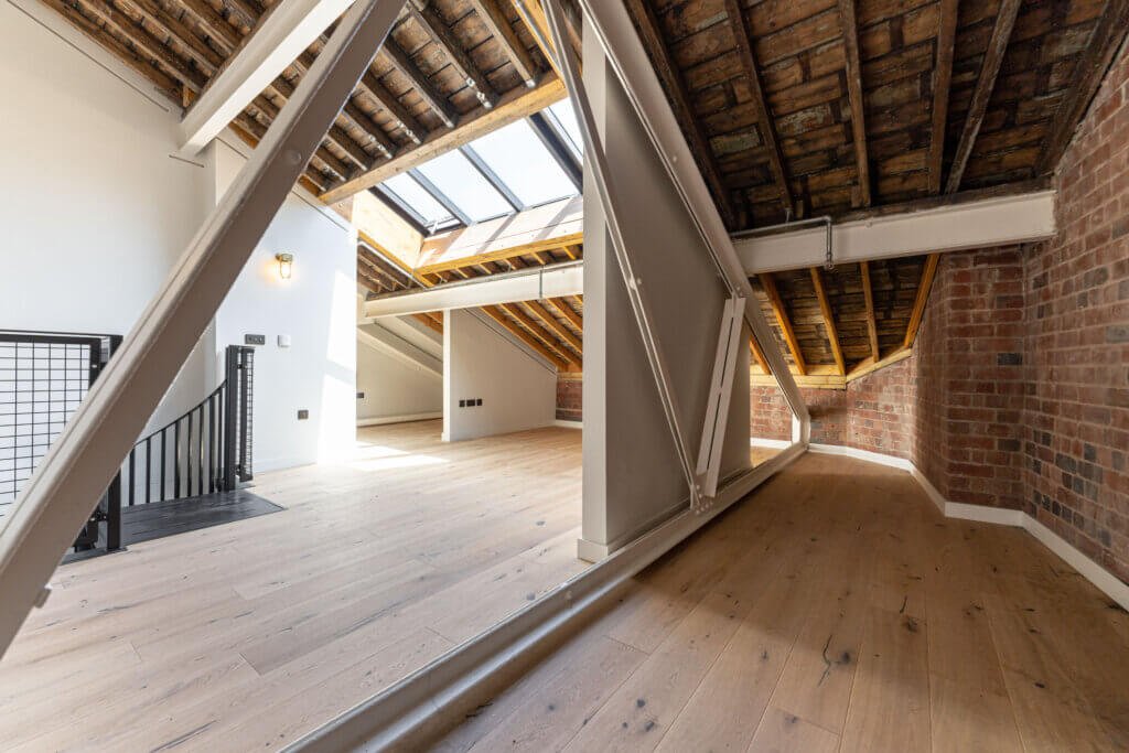 Javelin Block. Attic room