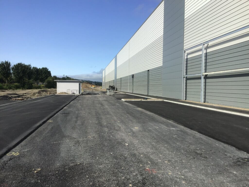 Mountpark Logistics hub. Exterior of warehouse