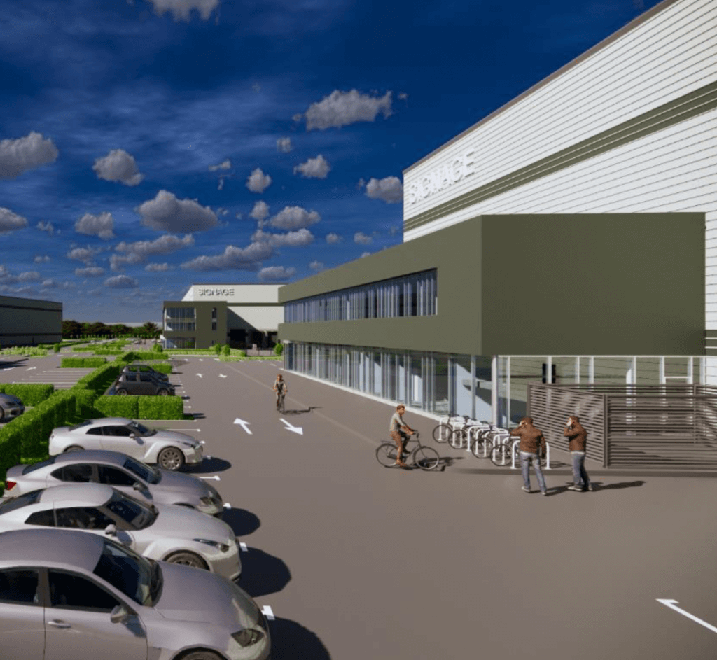 Quantum Distribution Park drawing