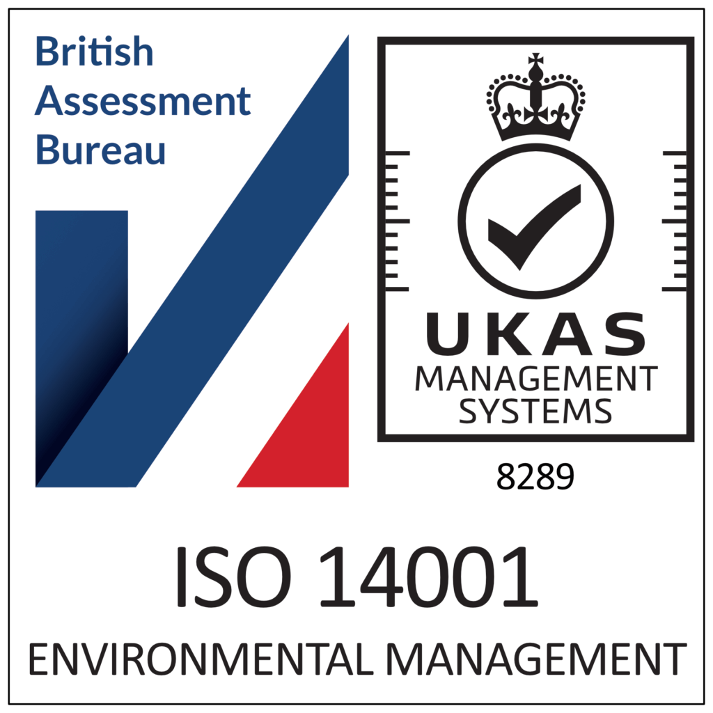 14001 Certification incl UKAS Badge